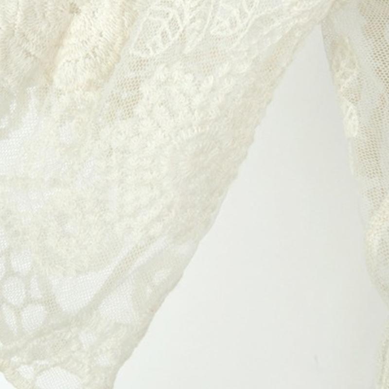 Kimono Sheer Floral - المرأة الصيف الدانتيل مفتوحة الجبهة كيمونو