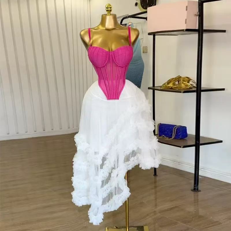 طقم فستان نسائي: توب قصير غير  - مراجعة Crop Top Crochet وسعره
