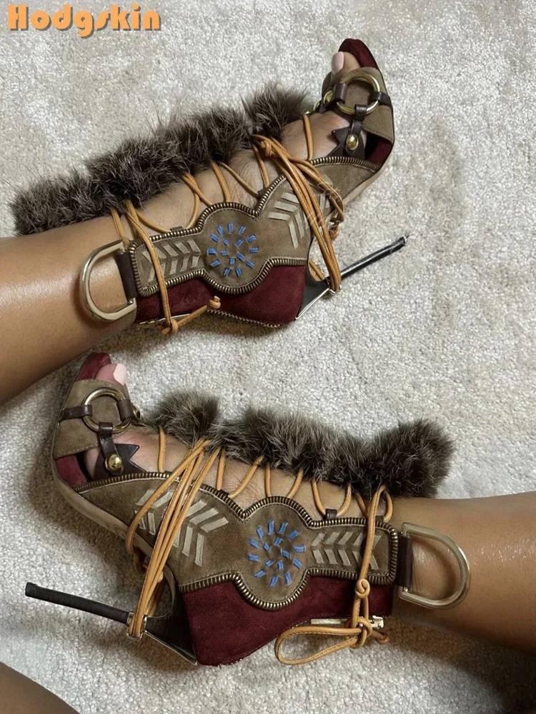 صنادل نسائية صيفية 2026 بكعب ع - مراجعة Sandal Strappy Heeled وسعره