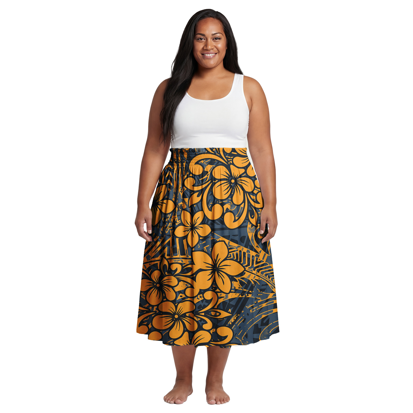 فستان ميدي ممتاز بطباعة زهور و - مراجعة Midi Skirt Floral وسعره