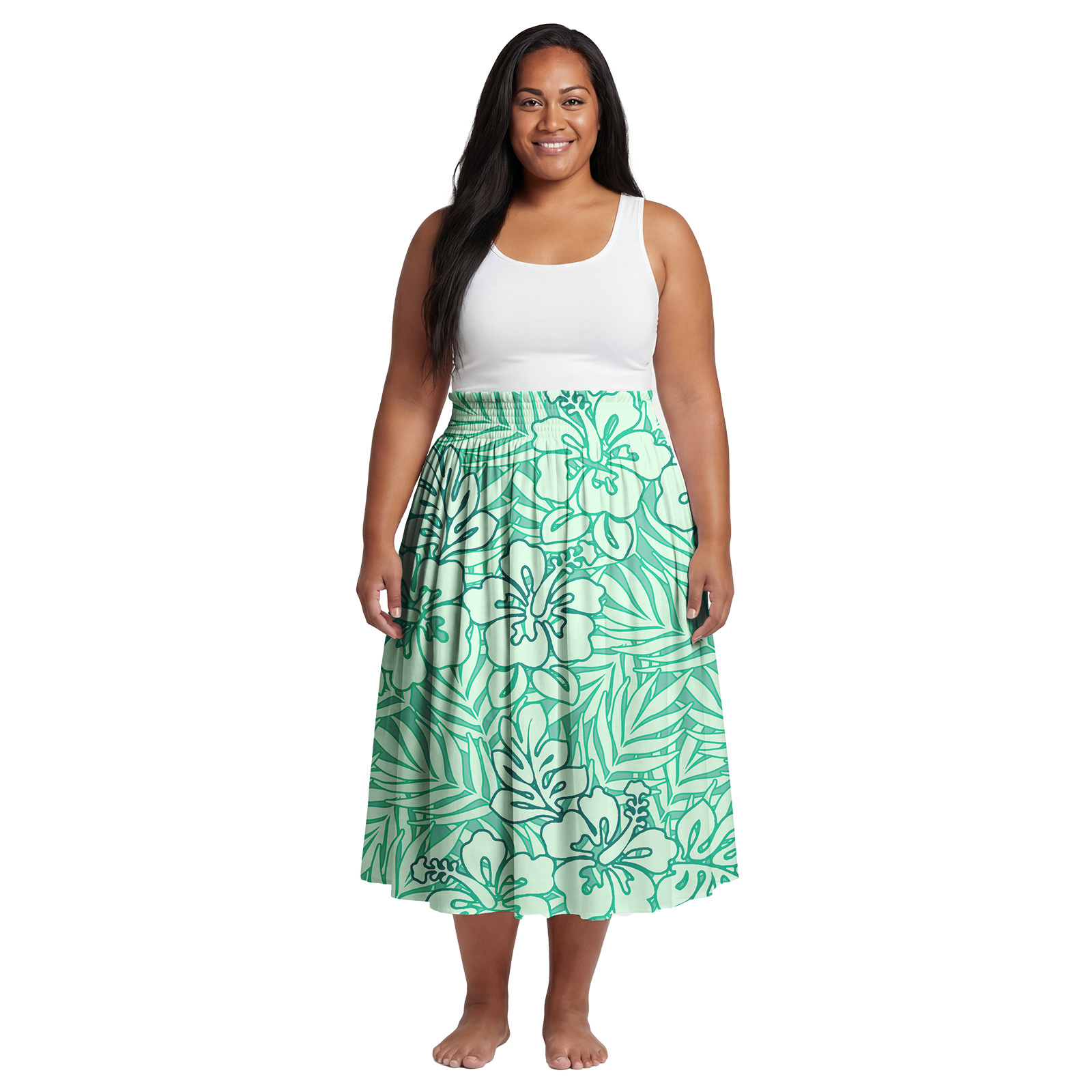 فستان ميدي ممتاز بطباعة زهور و - مراجعة Midi Skirt Floral وسعره