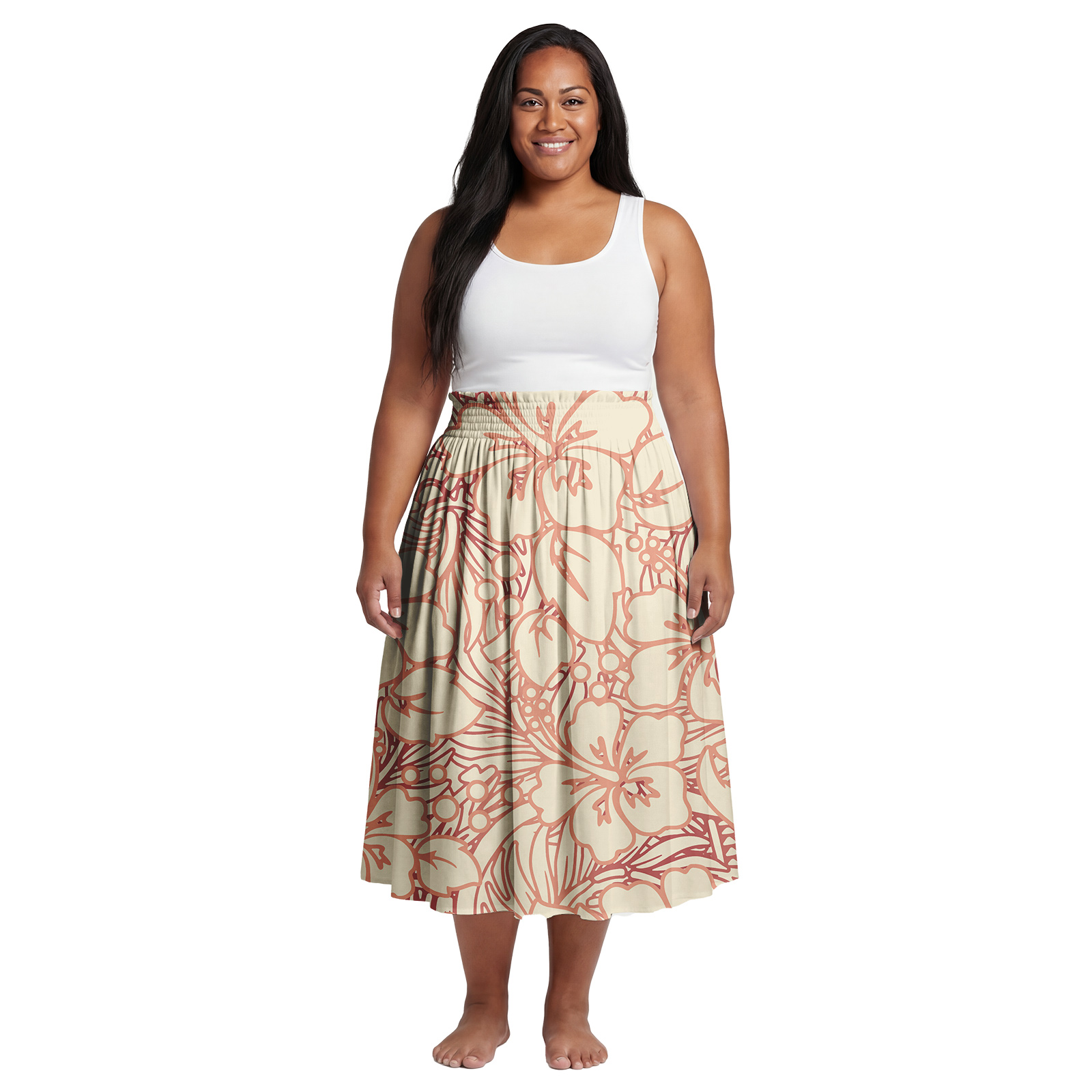 فستان ميدي ممتاز بطباعة زهور و - مراجعة Midi Skirt Floral وسعره